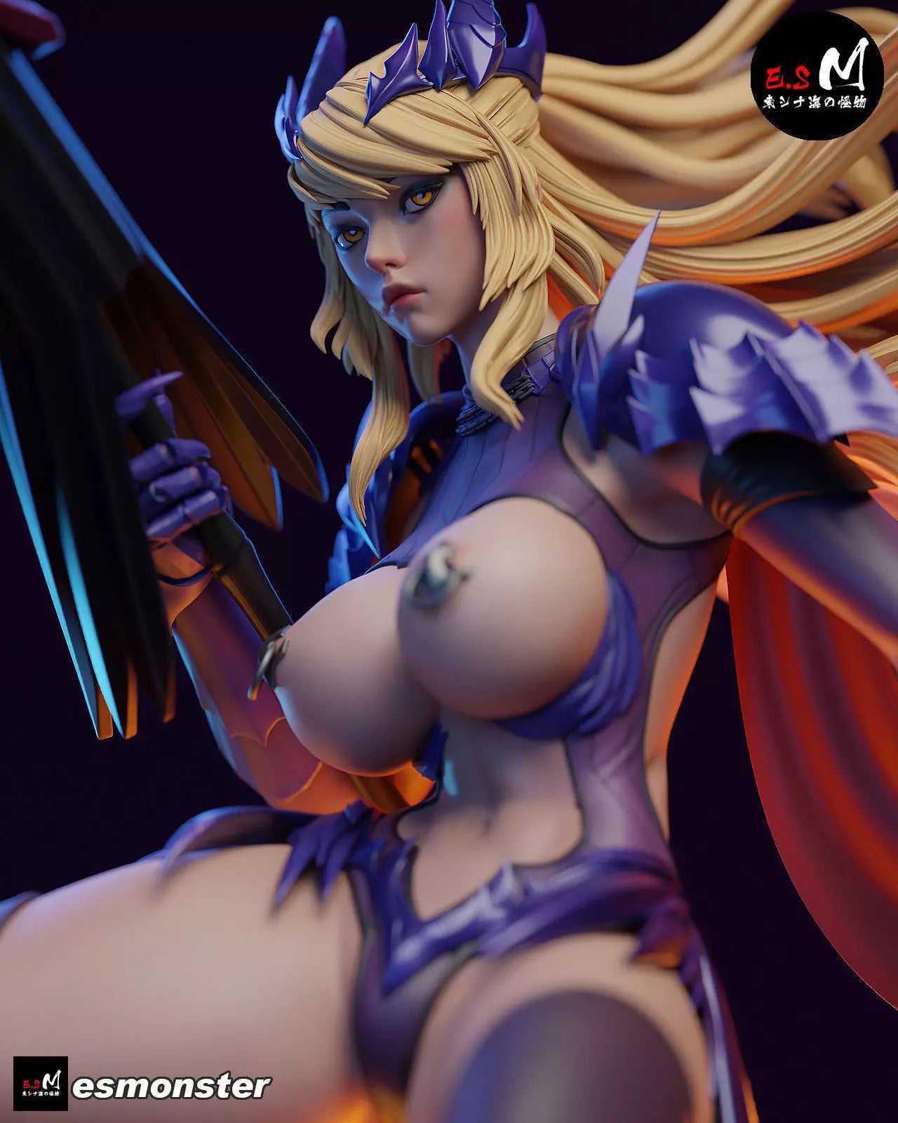 Artoria Pendragon Style Fate Lance Unpainted Resin Garage Kit (1/6-1/12)