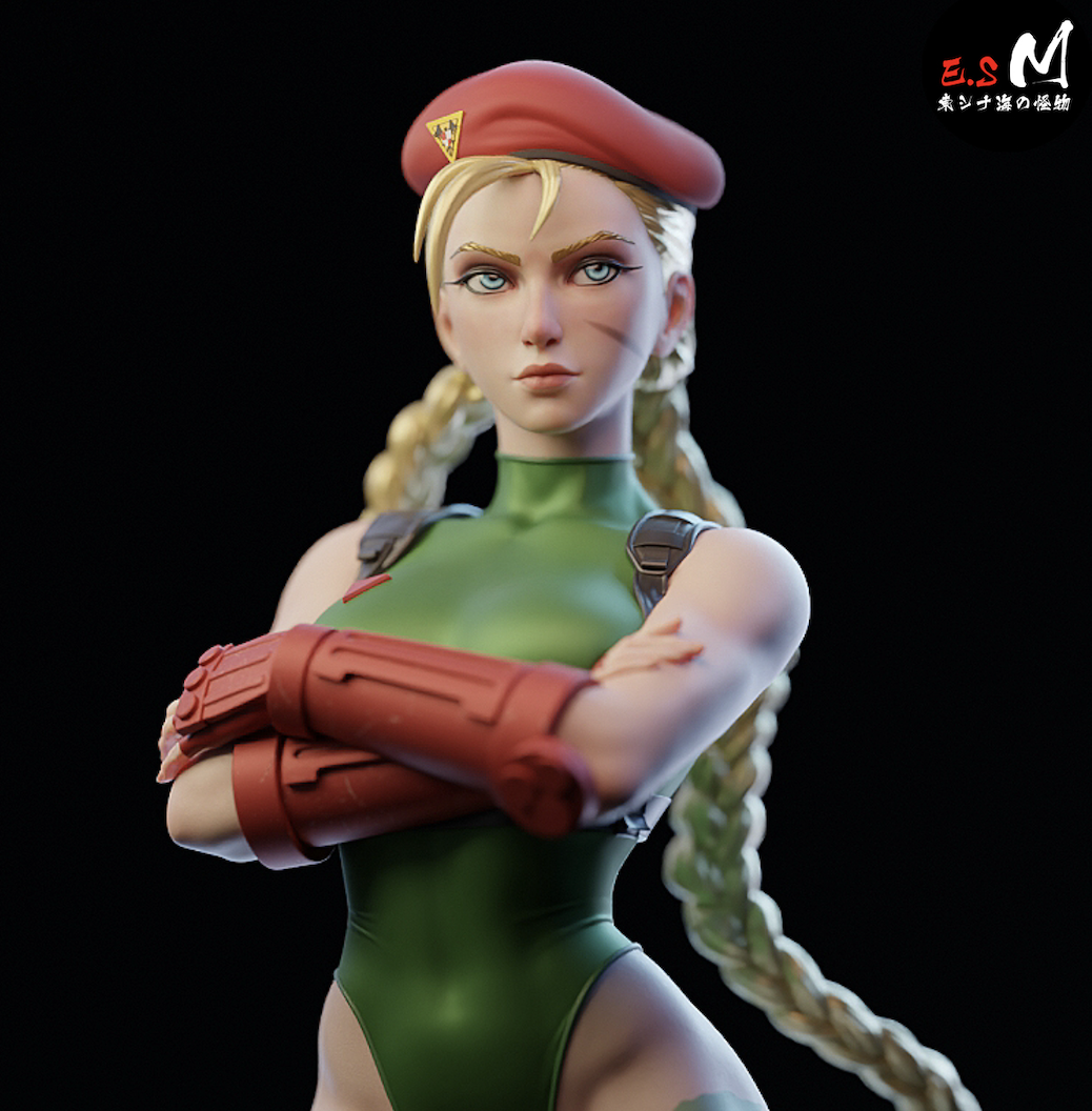 Original Cammy Style Street Fighter Unpainted Resin Garage Model Kit (1/6-1/12)