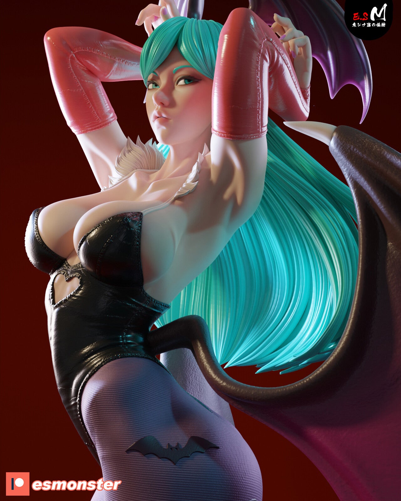 Morrigan Alluring Style Darkstalkers Unpainted Resin Garage Kit (1/6-1/12)