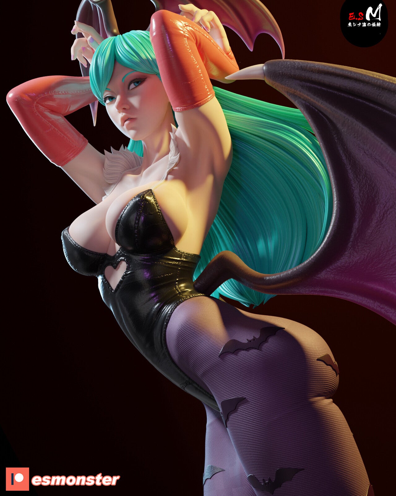 Morrigan Alluring Style Darkstalkers Unpainted Resin Garage Kit (1/6-1/12)