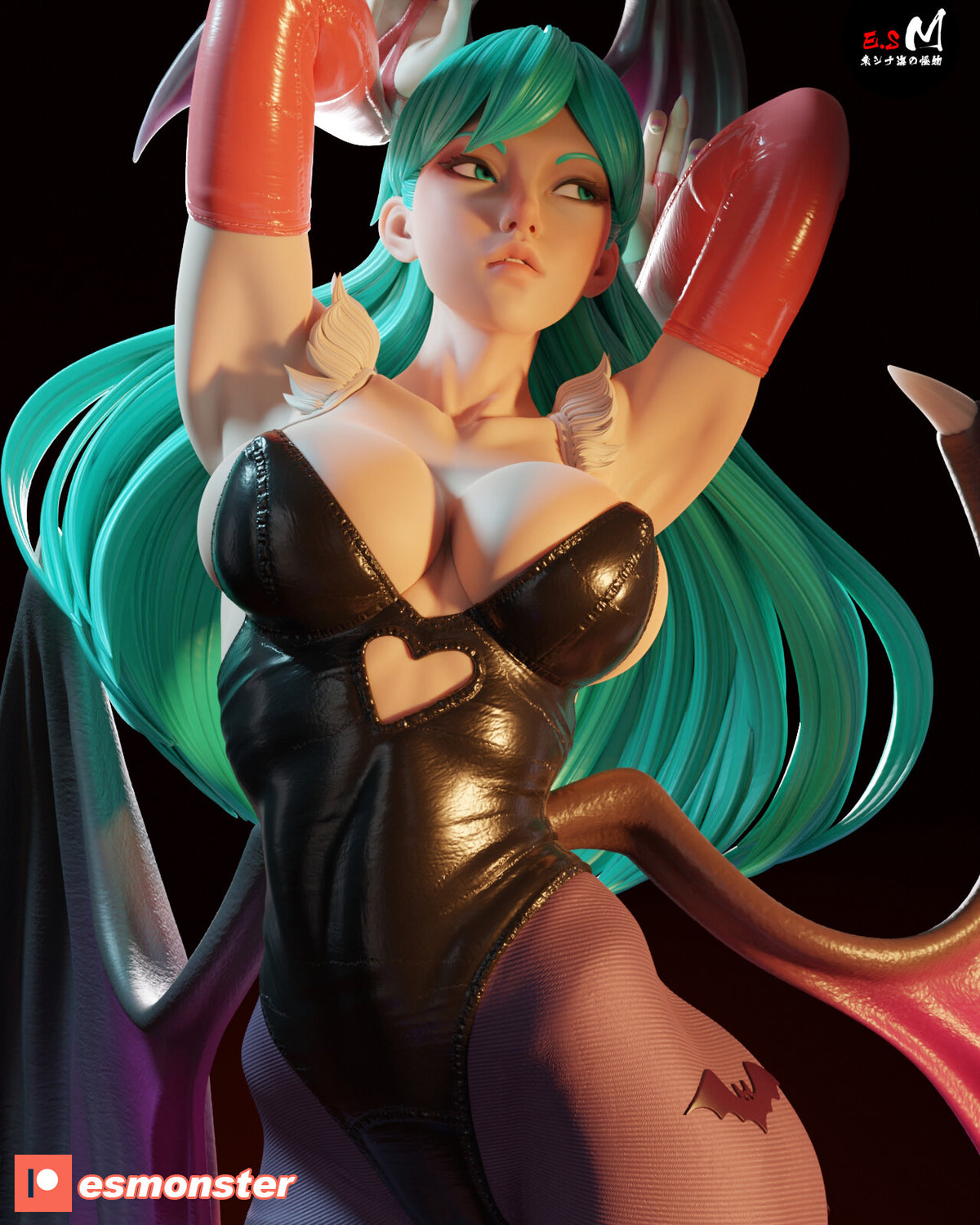 Morrigan Alluring Style Darkstalkers Unpainted Resin Garage Kit (1/6-1/12)