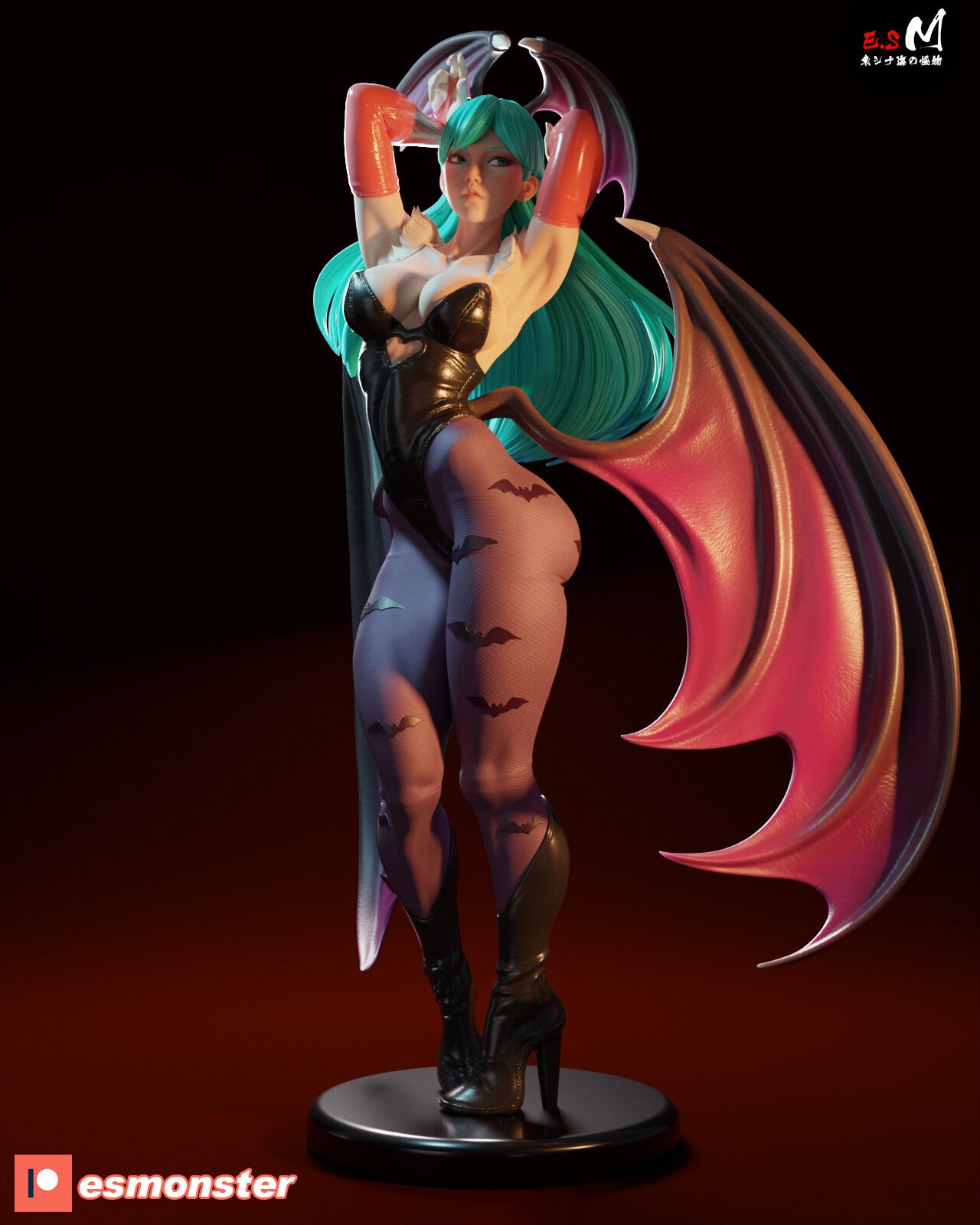 Morrigan Alluring Style Darkstalkers Unpainted Resin Garage Kit (1/6-1/12)