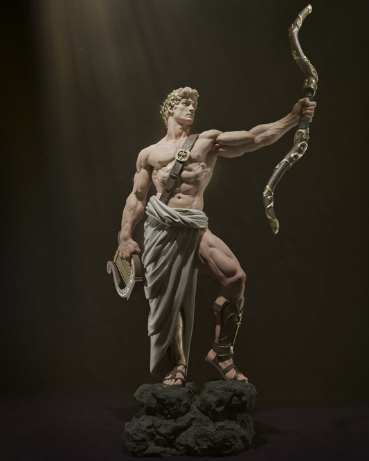Apollo Greek God resin kit – Unpainted 3D Printed Model kit
