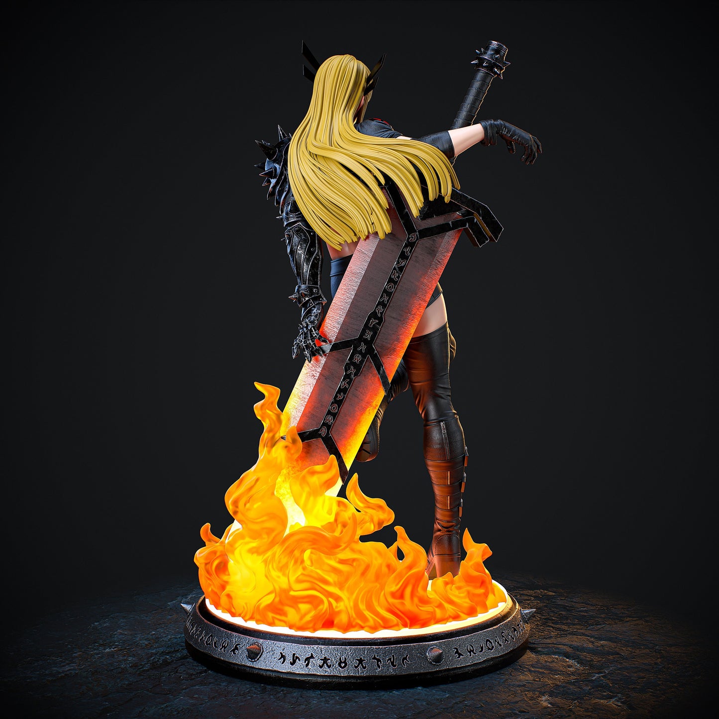 Magik style Soulsteel Sorceress Girl resin kit – Unpainted 3D Printed Model kit