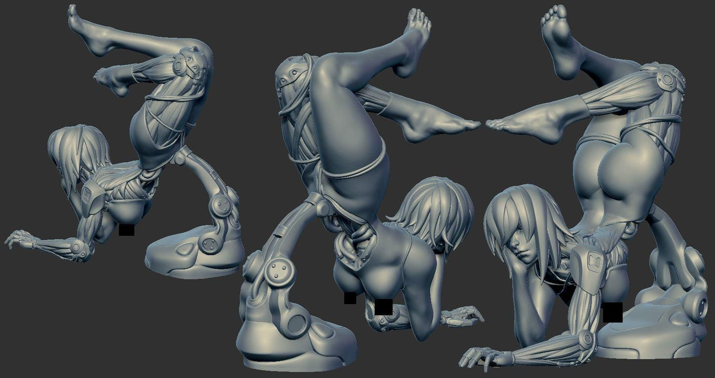 Major Motoko style Tactical Seduction Girl resin kit – Unpainted 3D Printed Model kit