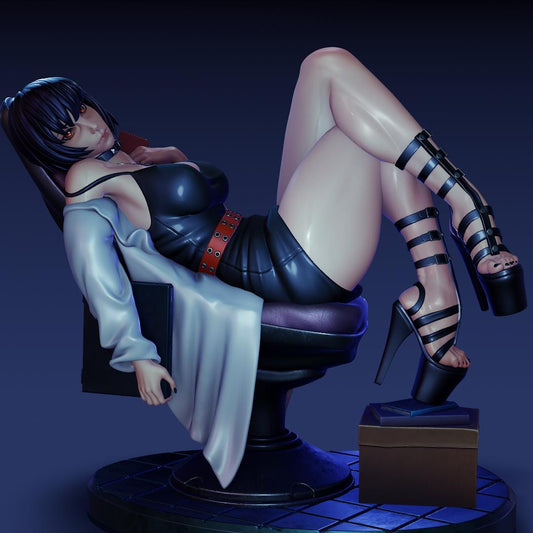 Tae style Poison Punk Girl resin kit – Unpainted 3D Printed Model kit