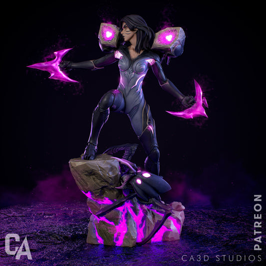 Kai'sa style Void Hunter Girl resin kit – Unpainted 3D Printed Model kit