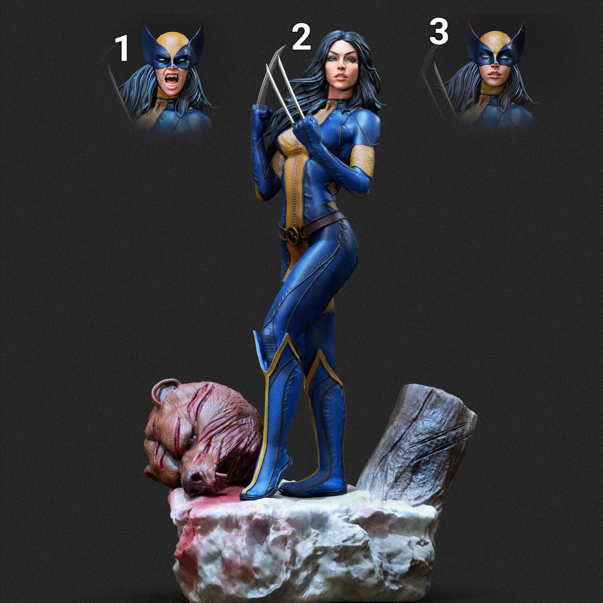 X-23 style Cloned Fury Girl resin kit – Unpainted 3D Printed Model kit