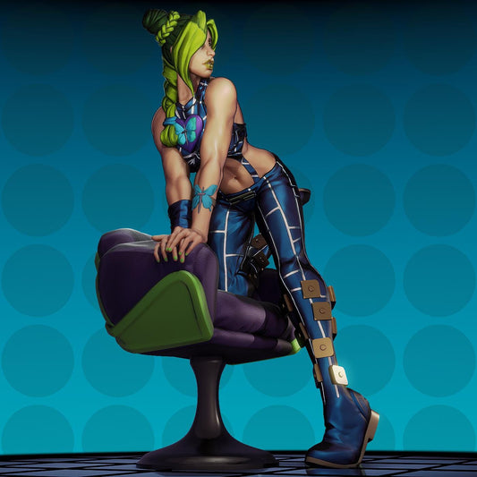 Jolyne style Stone Song Girl resin kit – Unpainted 3D Printed Model kit
