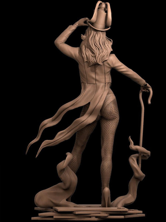Zatanna style Mystic Magician Girl resin kit – Unpainted 3D Printed Model kit