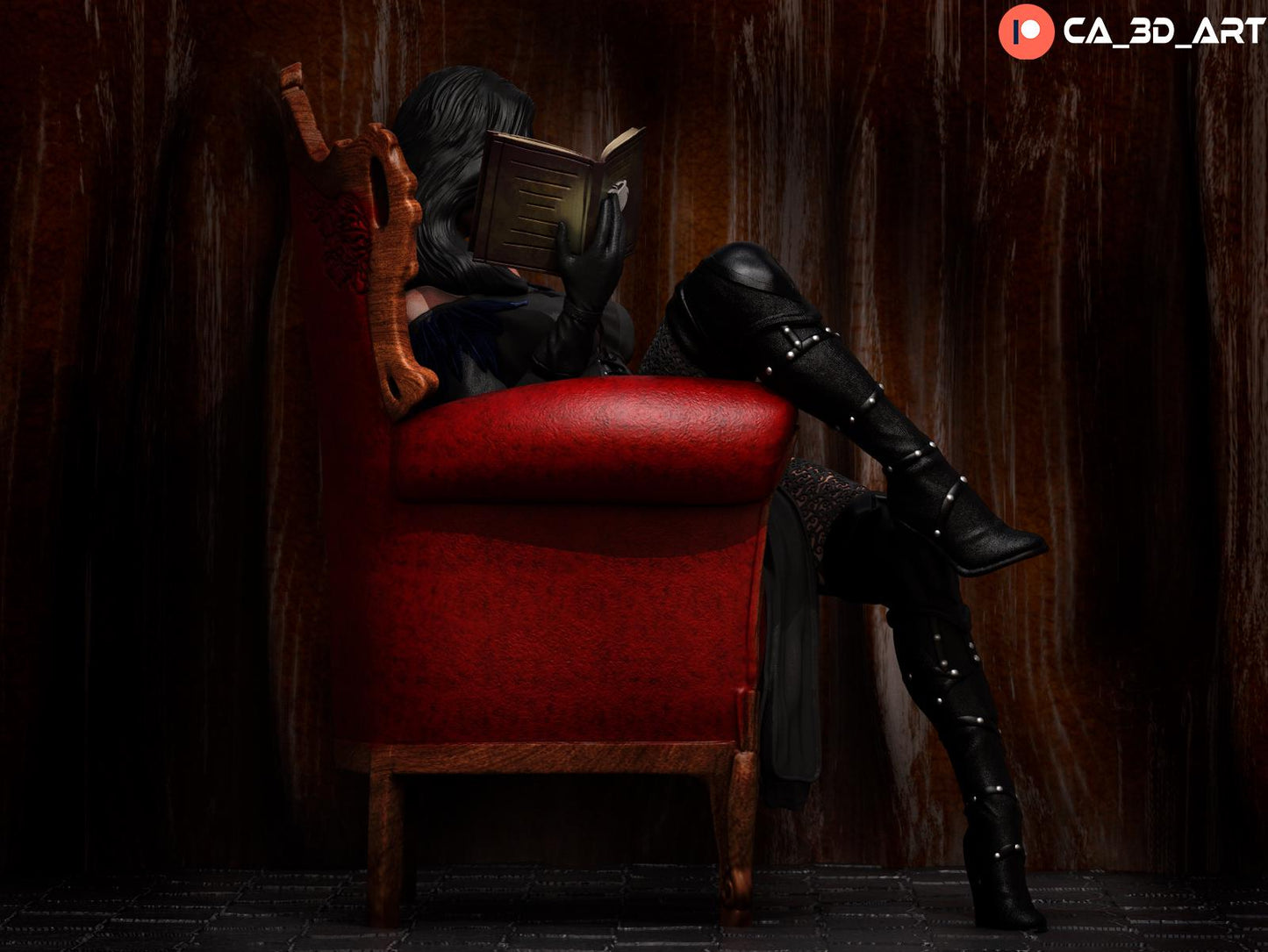 Yennefer style Chaos Sorceress Girl resin kit – Unpainted 3D Printed Model kit