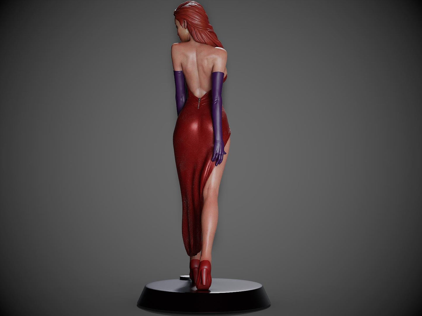 Jessica Rabbit style Sultry Songstress resin kit – Unpainted 3D Printed Model kit