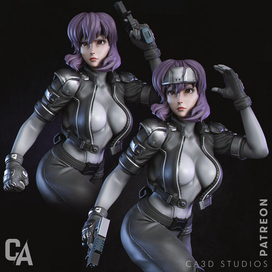Motoko style Ghost in the Shell Cyber Operative Girl resin kit – Unpainted 3D Printed Model kit