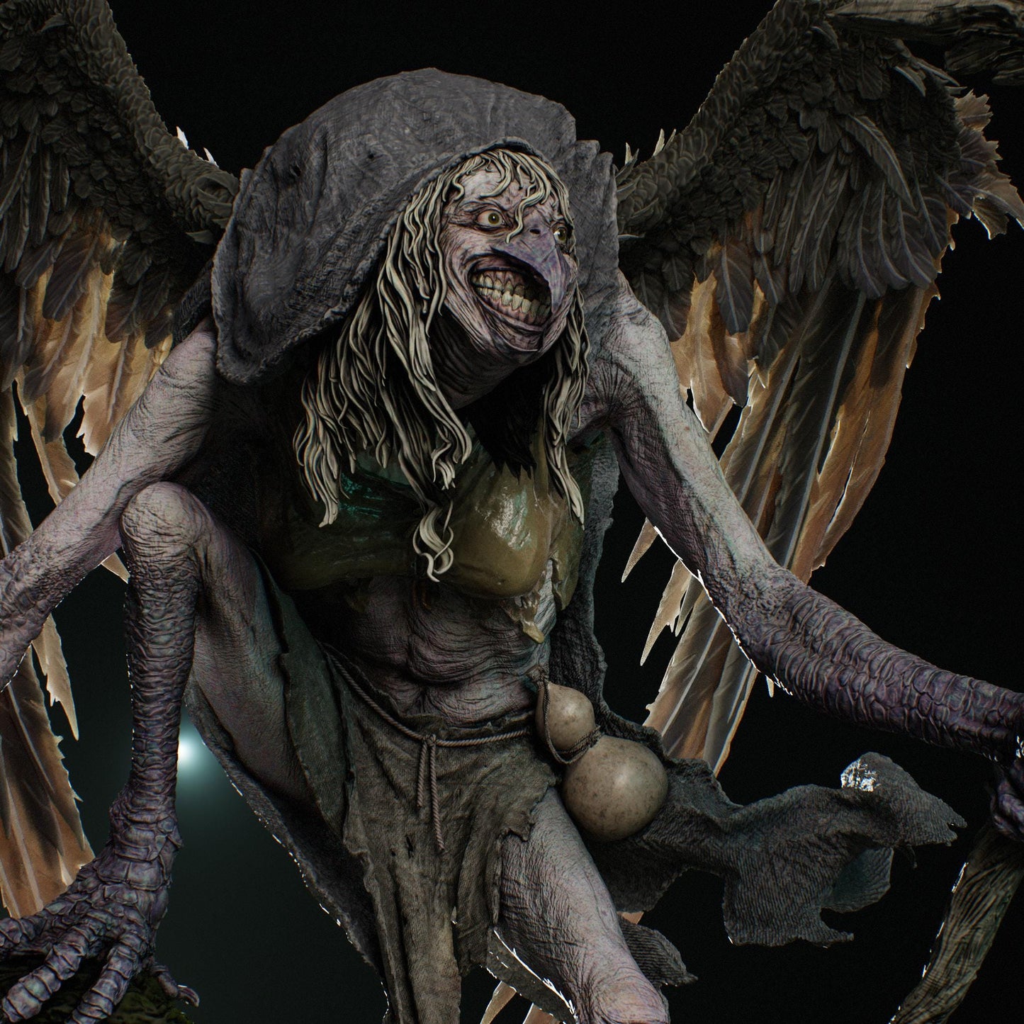 Mantita Pereira Witch of the Forest resin kit – Unpainted 3D Printed Model kit