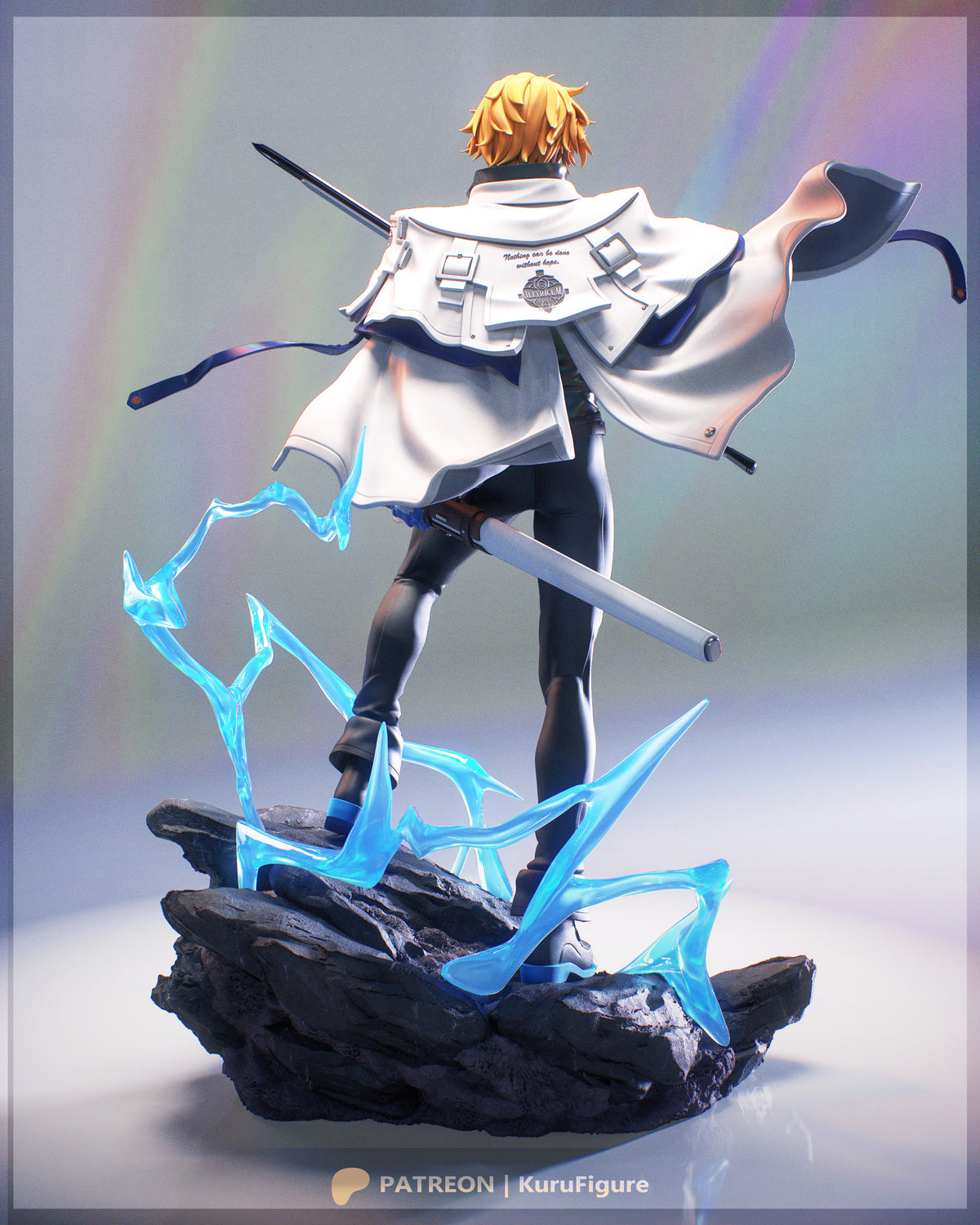Ky Kiske Style Guilty Gear Unpainted Resin Garage Kit (1/6-1/12)