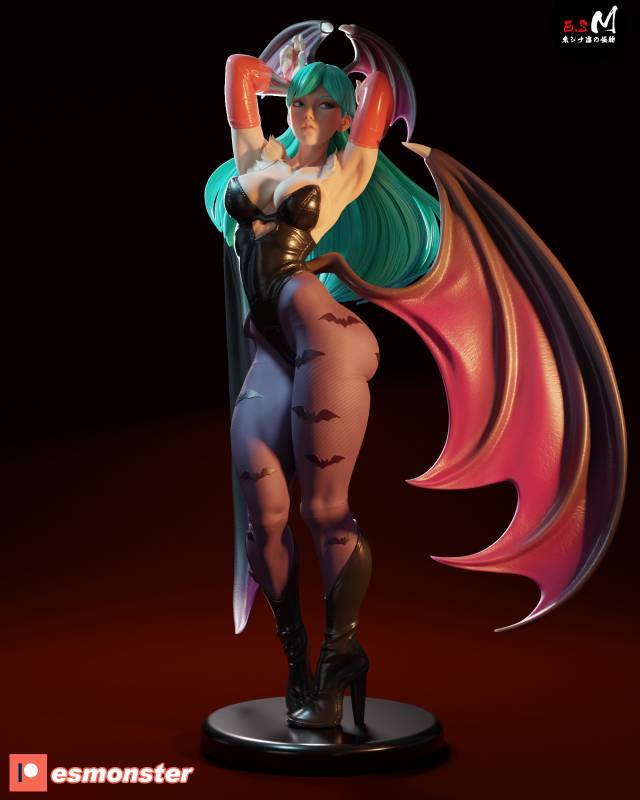 Morrigan Alluring Style Darkstalkers Unpainted Resin Garage Kit (1/6-1/12)