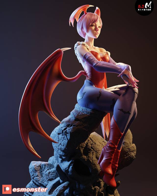 Lilith Aensland Alluring Style Darkstalkers Unpainted Resin Garage Kit (1/6-1/12