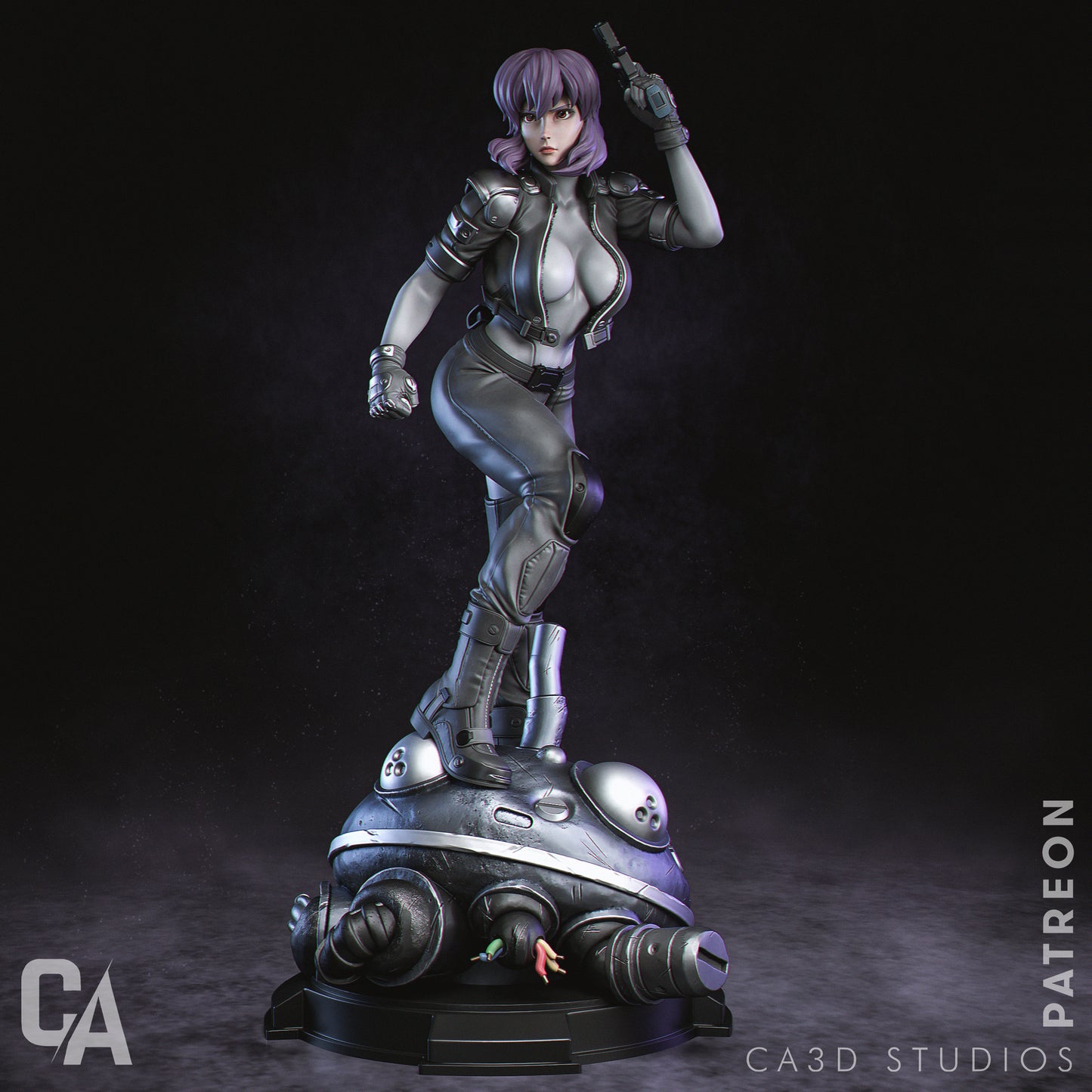 Motoko style Ghost in the Shell Cyber Operative Girl resin kit – Unpainted 3D Printed Model kit