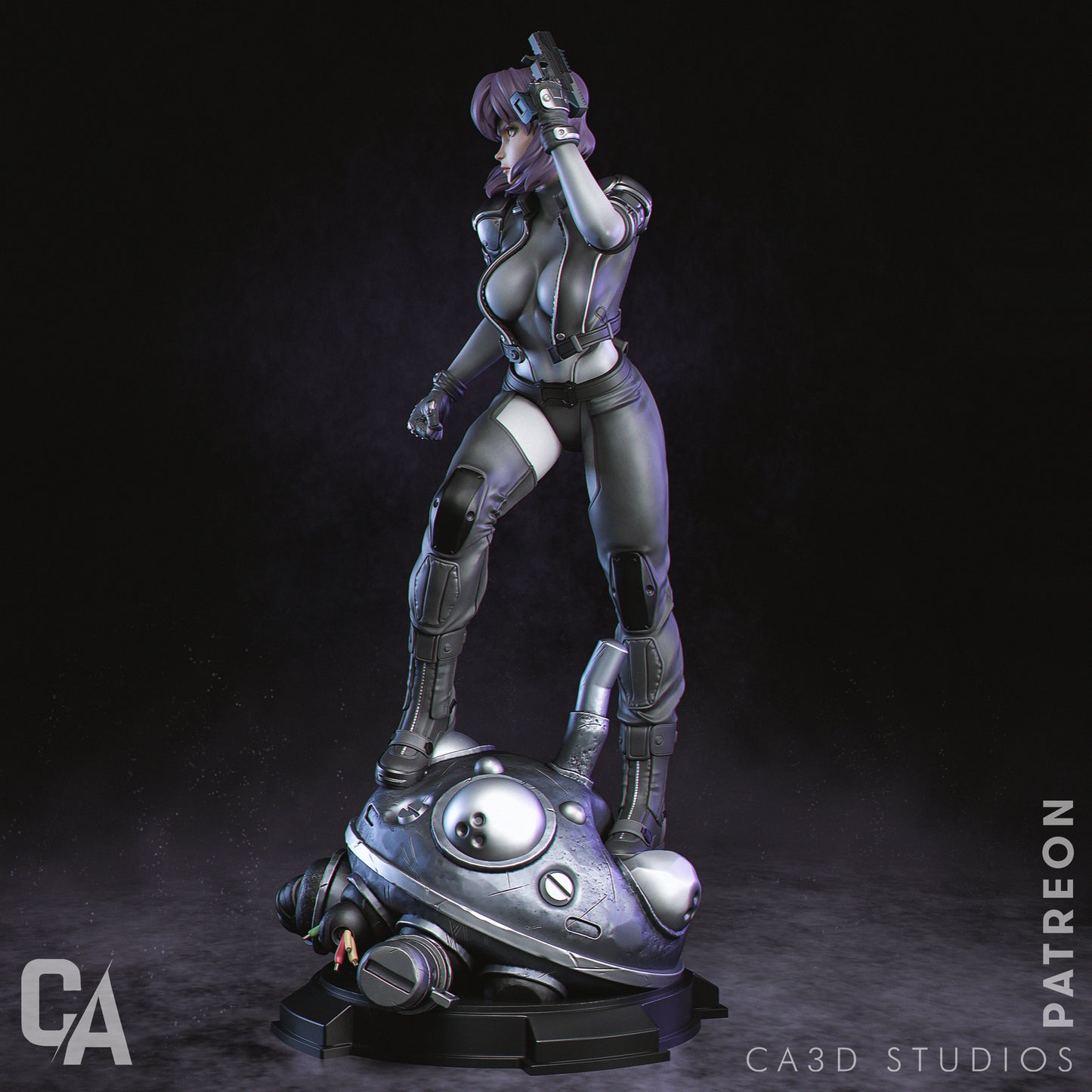 Motoko style Ghost in the Shell Cyber Operative Girl resin kit – Unpainted 3D Printed Model kit