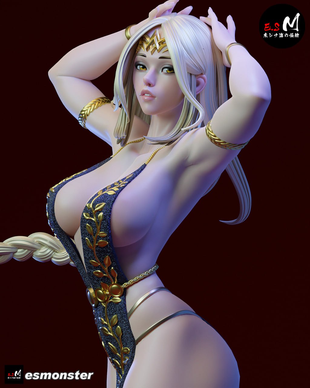 Queen Marika Style Elden Ring Unpainted Resin Garage Kit (1/6-1/12)