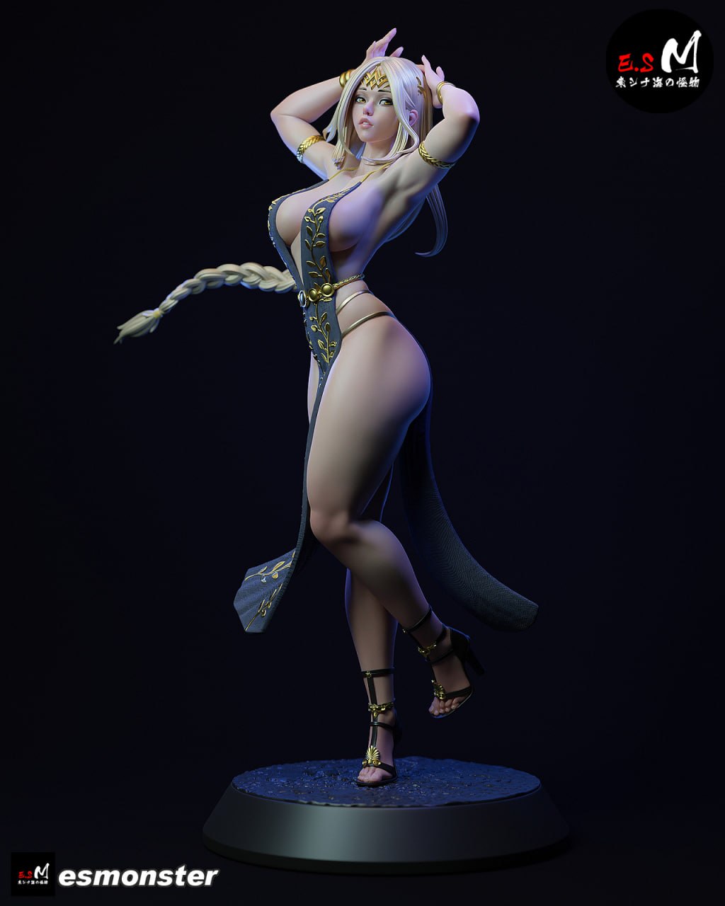 Queen Marika Style Elden Ring Unpainted Resin Garage Kit (1/6-1/12)