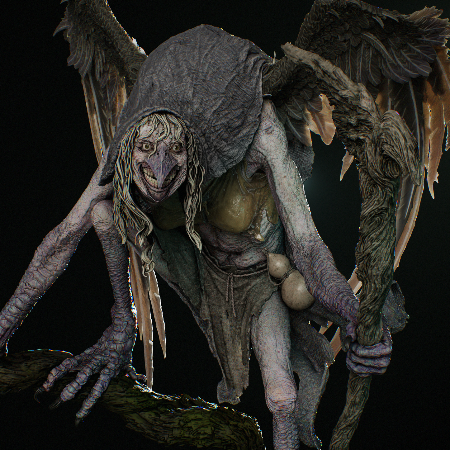 Mantita Pereira Witch of the Forest resin kit – Unpainted 3D Printed Model kit