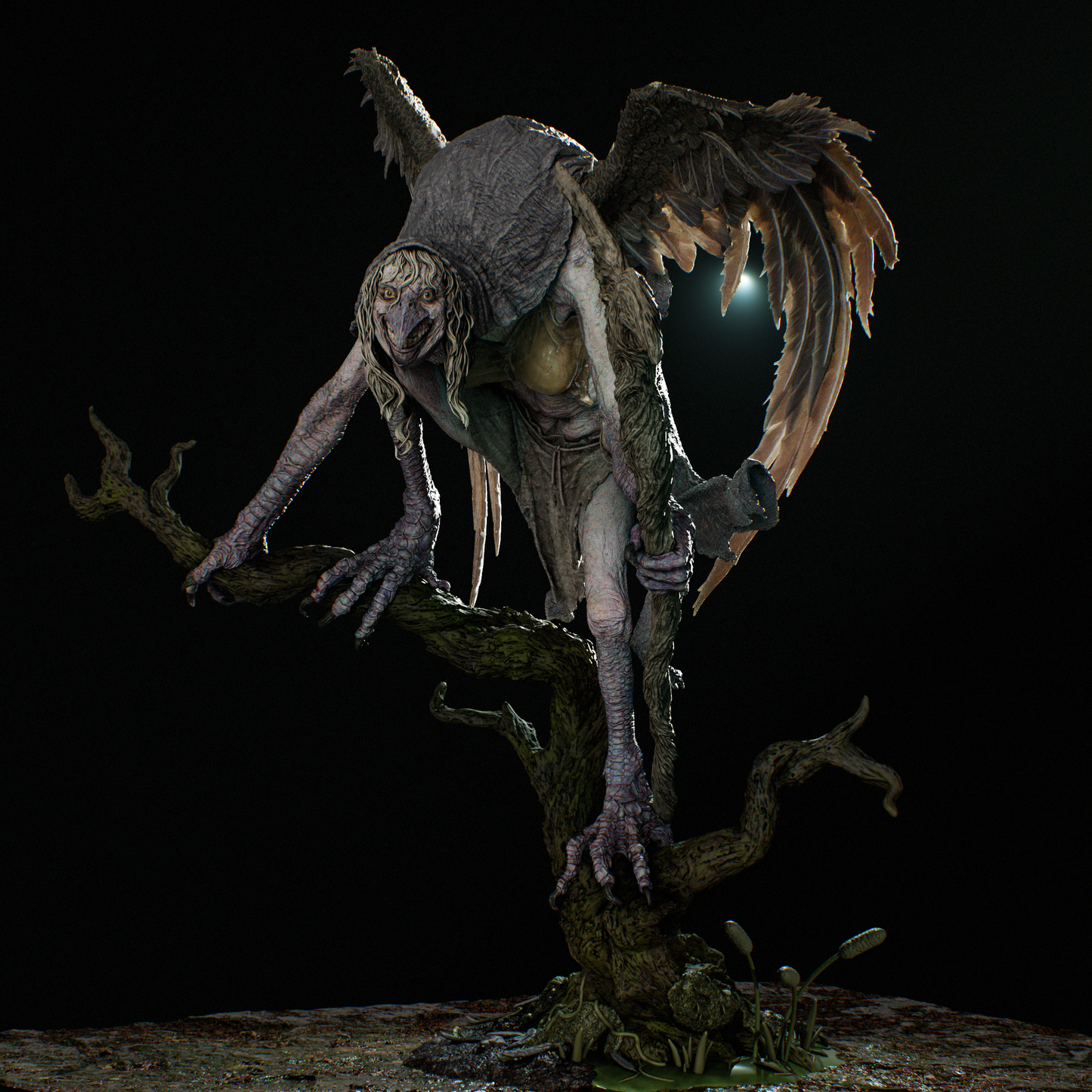 Mantita Pereira Witch of the Forest resin kit – Unpainted 3D Printed Model kit