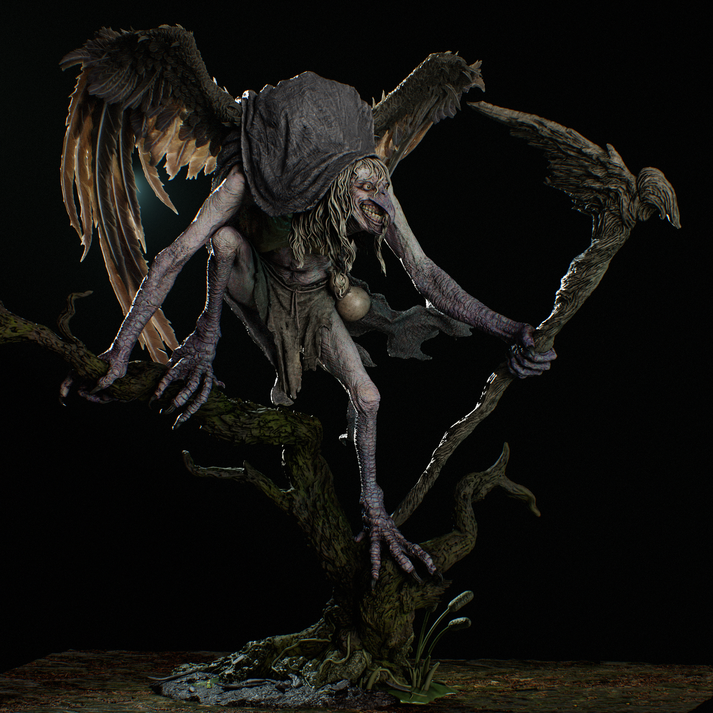 Mantita Pereira Witch of the Forest resin kit – Unpainted 3D Printed Model kit