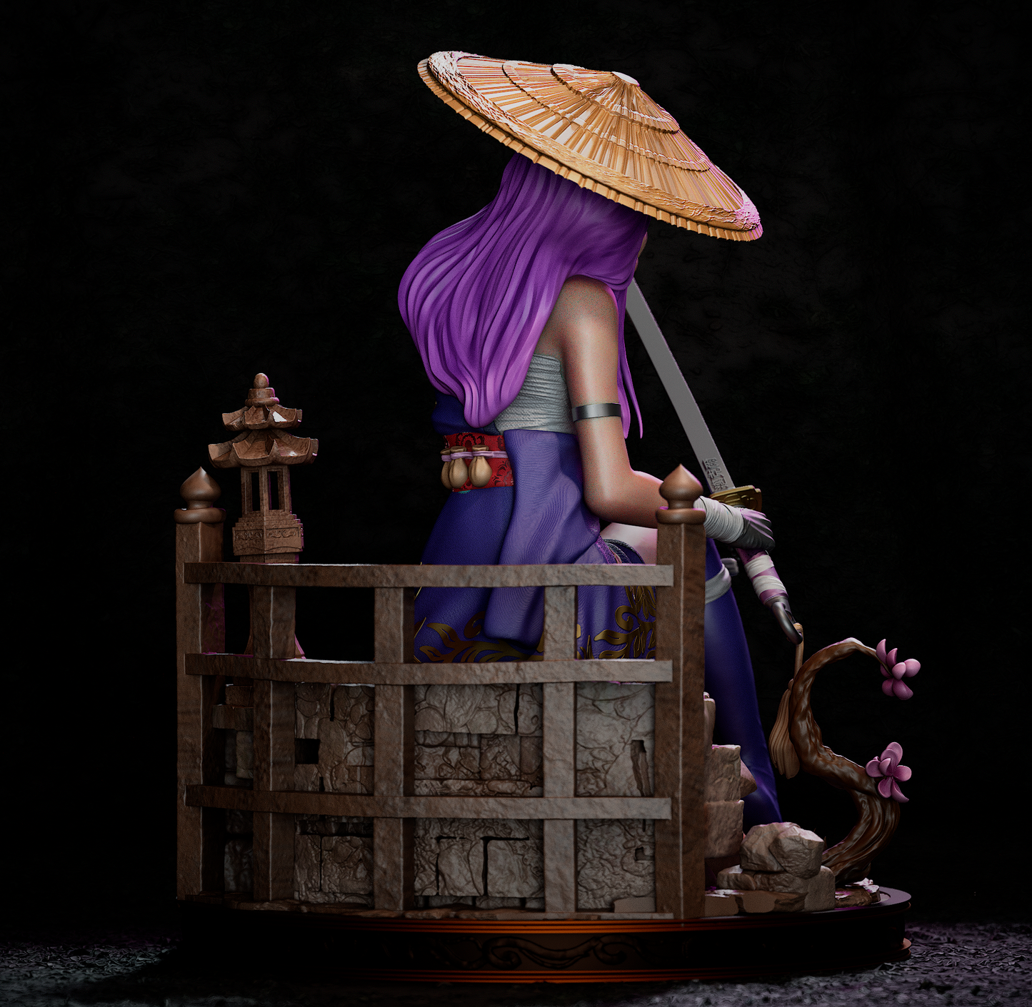 Samurai Psylocke Style Blade Dancer Resin Kit – Unpainted 3D Printed Model Kit