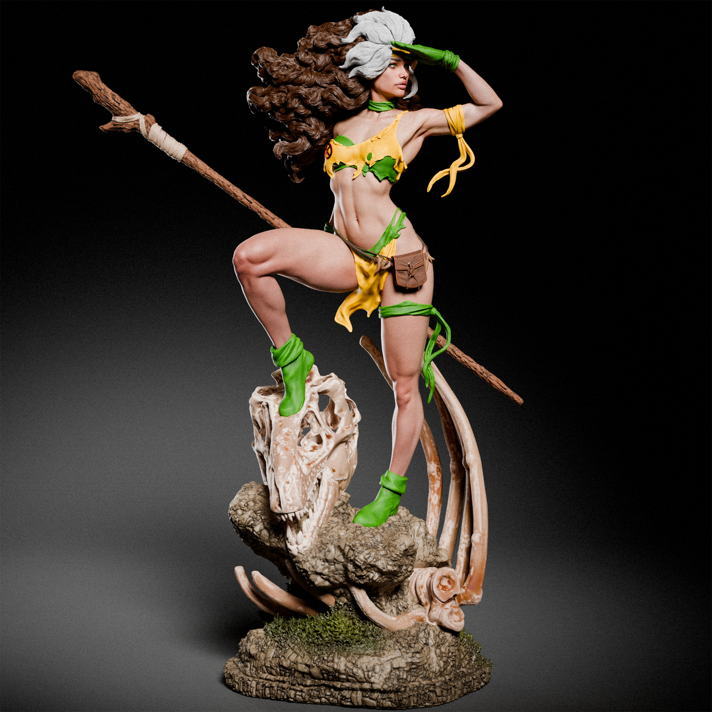 Savage Rogue style Wasteland Avenger Gir resin kit – Unpainted 3D Printed Model kit