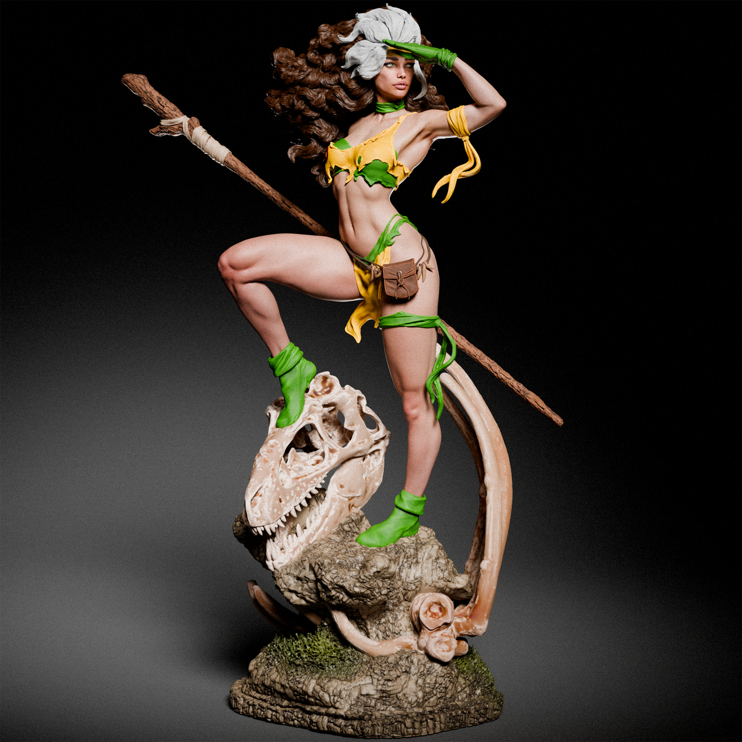 Savage Rogue style Wasteland Avenger Gir resin kit – Unpainted 3D Printed Model kit