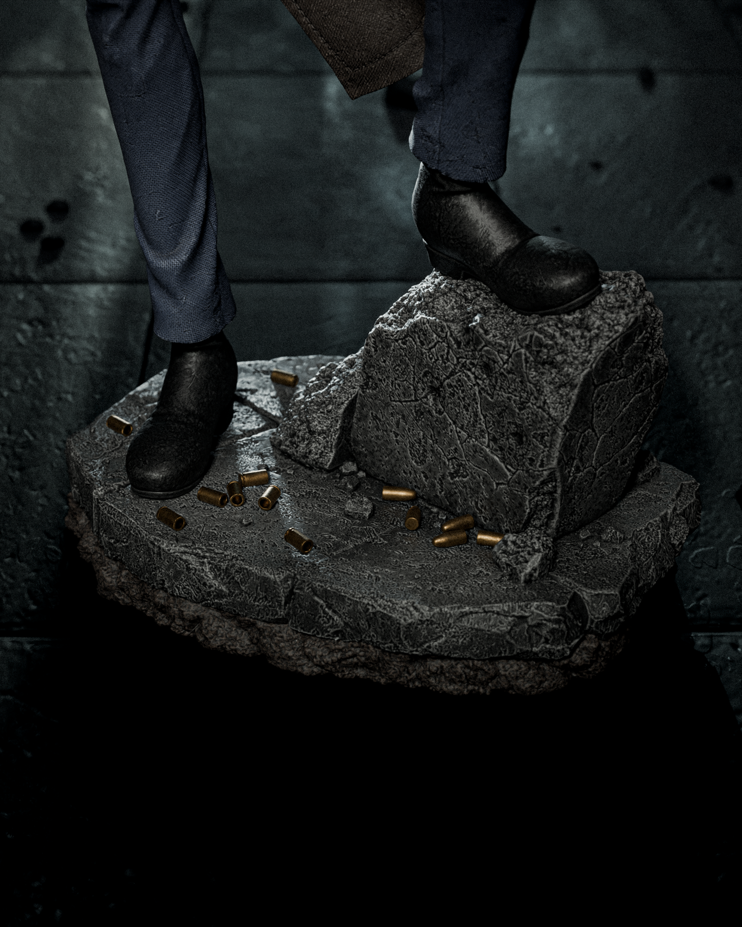 Spike Spiegel Style Space Bounty Hunter – Unpainted 3D Printed Model Kit