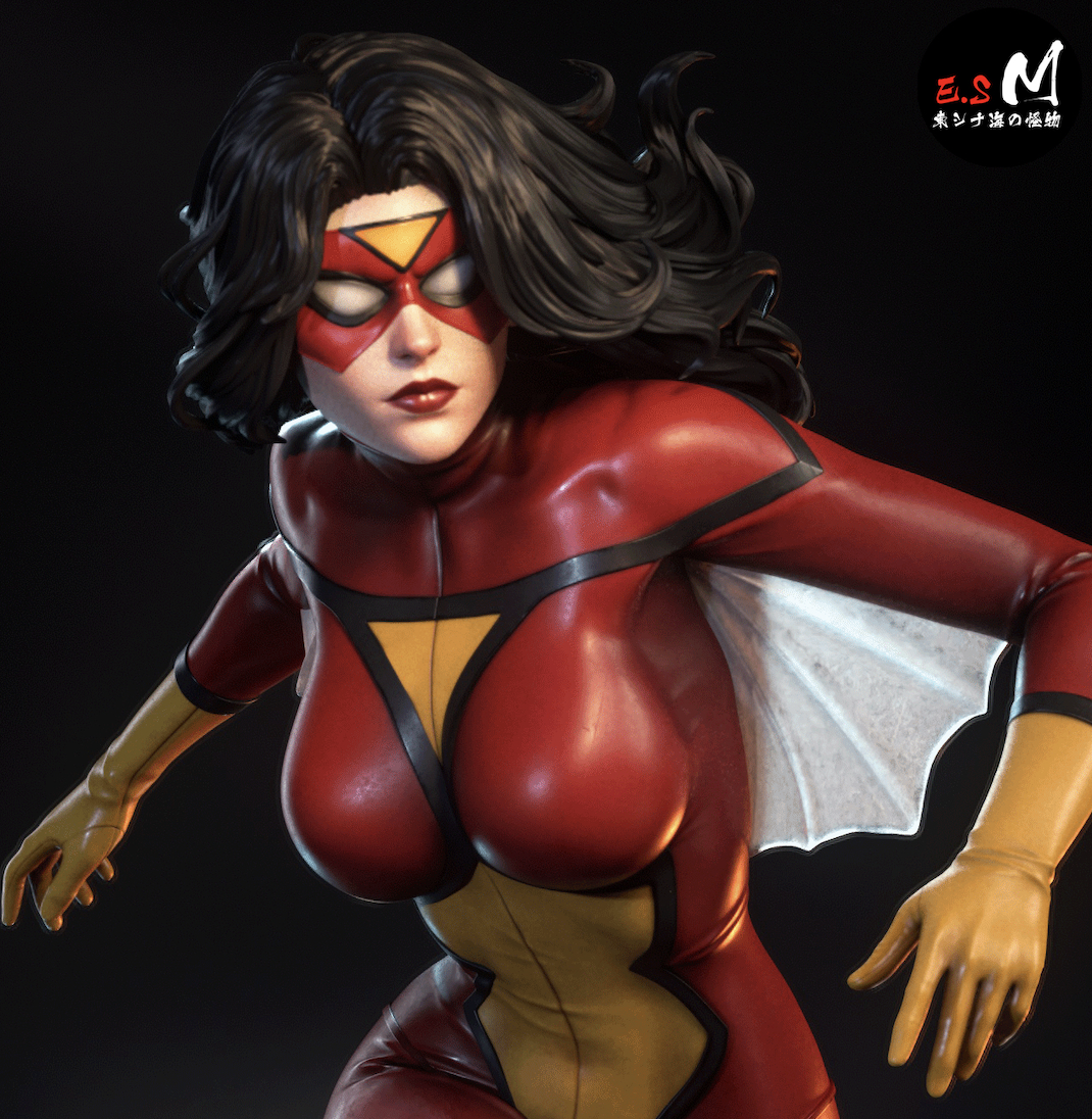 Spider-Woman Style Marvel Comics Unpainted Resin Garage Kit (1/6-1/12)