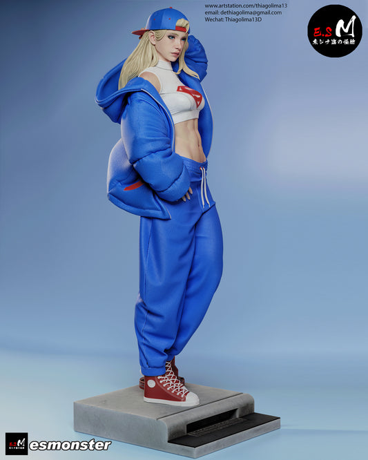 Supergirl Streetwear Style DC Unpainted Resin Garage Kit (1/6-1/12)