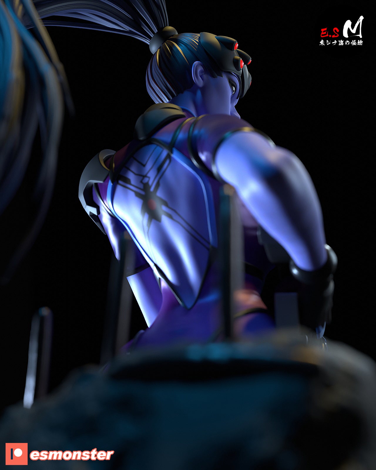 Widowmaker Sniper Style Overwatch Unpainted Resin Garage Model Kit (1/6-1/12)