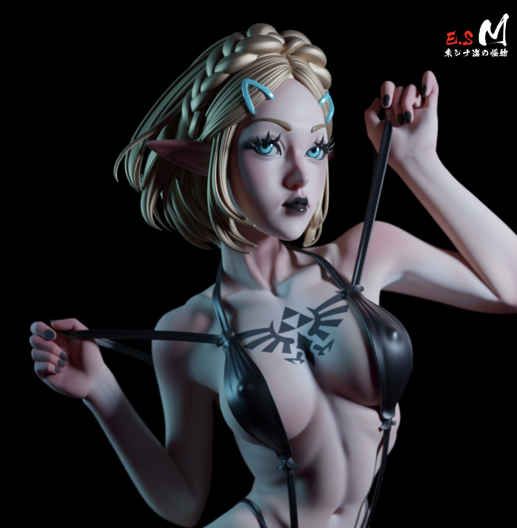 Sling Bikini Zelda Style Legend of Zelda Unpainted Resin Garage Kit (1/6-1/12)